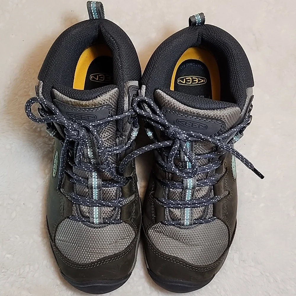 Keen Steens Mid Leather Waterproof Hiking Women's Outdoor  Boots Sz 6